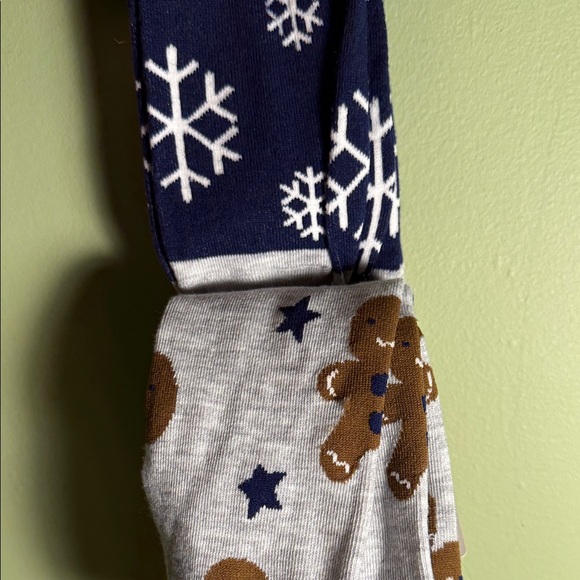 Holiday Crew Socks - Navy with White Snowflakes - Picture 5 of 5